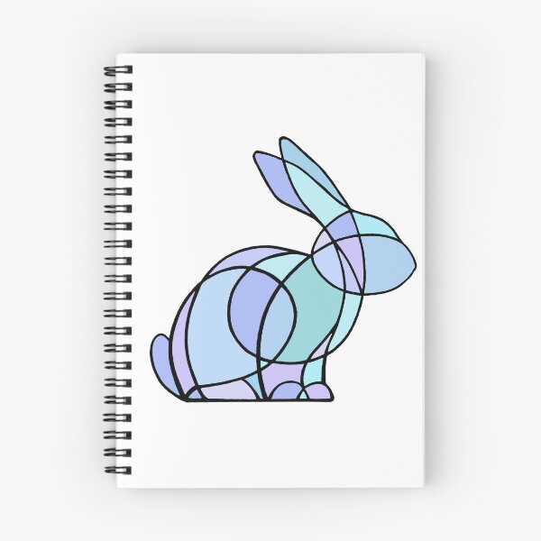 Item preview, Blue stained glass rabbit designed and sold by WatershipBound.