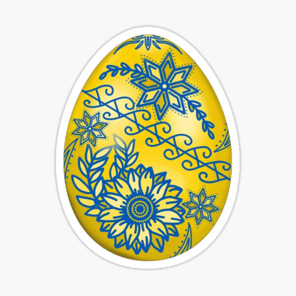 Item preview, Ukraine Pysanka Ukrainian Easter Egg designed and sold by radiantdark.
