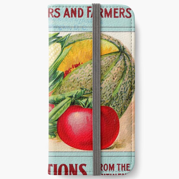 Vintage Seed Catalog Cover (1911) iPhone Wallet