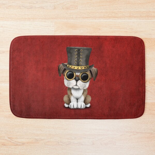 Artikelvorschau, Steampunk-Bulldoggen-Welpe rot entworfen und verkauft von JeffBartels.