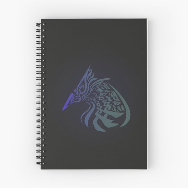 Item preview, Eagle/bird head illustration decoration Viking style - colored with dark gradient background designed and sold by MoAzim.