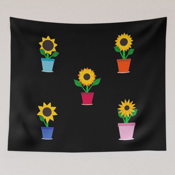 Item preview, Sunflowers in Pots Sticker Pack designed and sold by Trinket-Trickster.