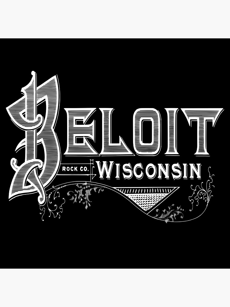 "Vintage Beloit, WI" Poster for Sale by DonDota Redbubble