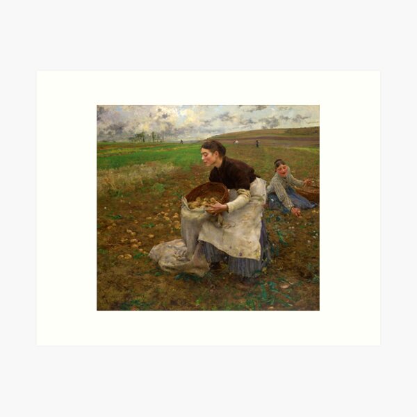 Item preview, October by Jules Bastien-Lepage (1878) designed and sold by allhistory.