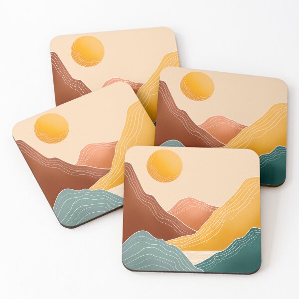 Item preview, Modern Earthy Tones Mountains 31 designed and sold by Ana Moguš.