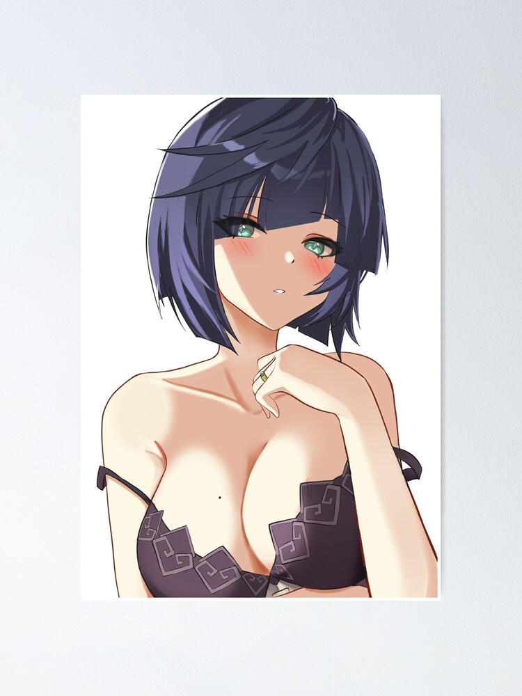"Yelan in Unterwäsche Genshin Impact Anime Girl Waifu heiß" Poster von