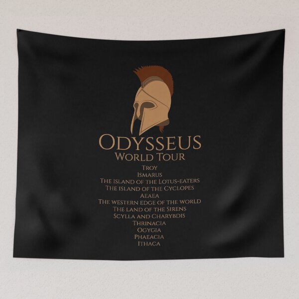 Item preview, Odysseus World Tour - Ancient Greek Mythology - Epic Poetry designed and sold by Styrman.