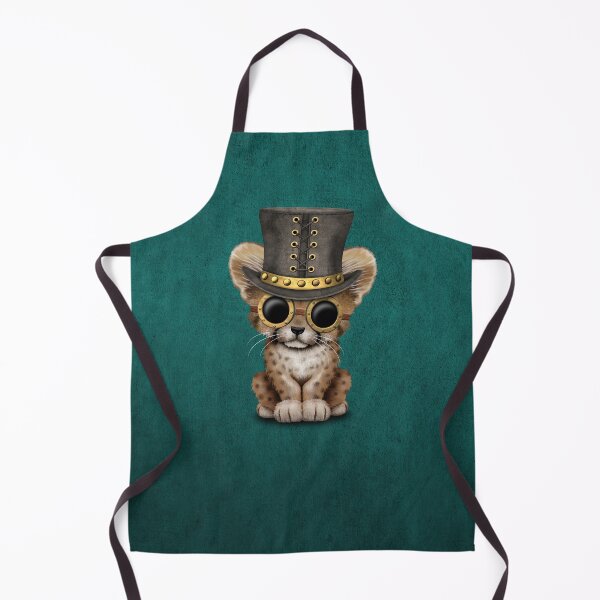Artikelvorschau, Blauer Steampunk-Baby-Gepard entworfen und verkauft von JeffBartels.