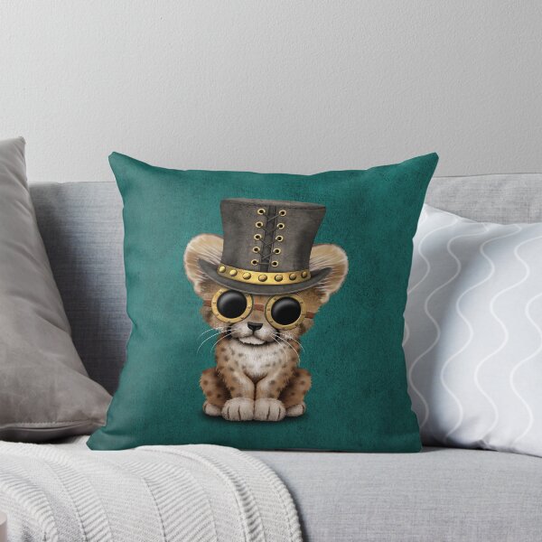 Artikelvorschau, Blauer Steampunk-Baby-Gepard entworfen und verkauft von JeffBartels.