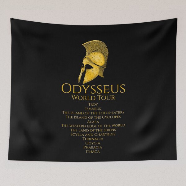 Artikelvorschau, Odysseus World Tour - Antike griechische Mythologie entworfen und verkauft von Styrman.