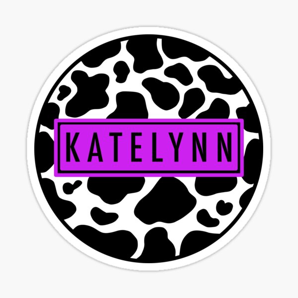 Custom Animal Cow Print Name Vinyl Decal Sticker Car Window Tumbler Laptop  Gift