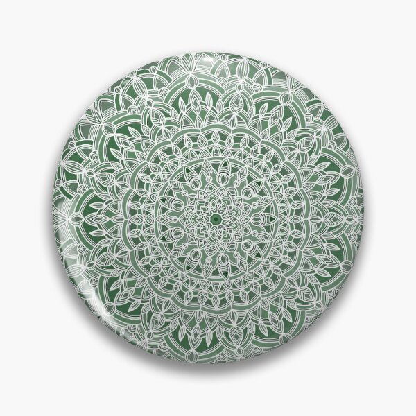 Item preview, Shades of green mandala designed and sold by lilletk.