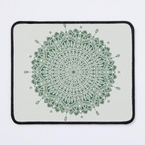 Item preview, Shades of green mandala designed and sold by lilletk.