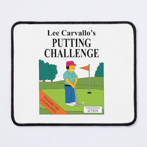 Item preview, lee Carvallo's putting challenge - Black Title designed and sold by catofnimes.