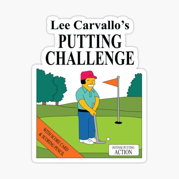 lee Carvallo's putting challenge - Black Title