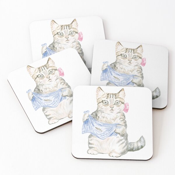 Item preview, Miss Moppet - Beatrix Potter's Characters designed and sold by brushandframes.