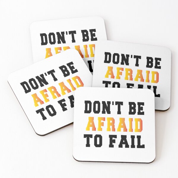 Item preview, don't be afraid to fail designed and sold by bahdsgraphic.