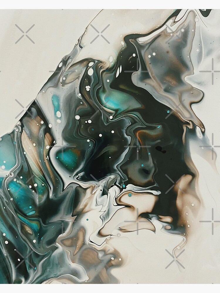 "Liquid Marble Texture Paint" Poster for Sale by metamorfosedsgn