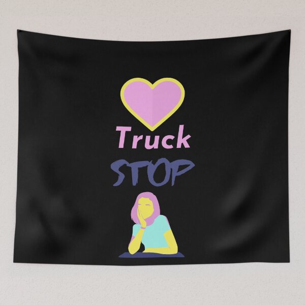 Item preview, Loves Truck Stop Women MINIMALIST TEXT GRAPHIC DESIGN designed and sold by DanyRiverabizz.