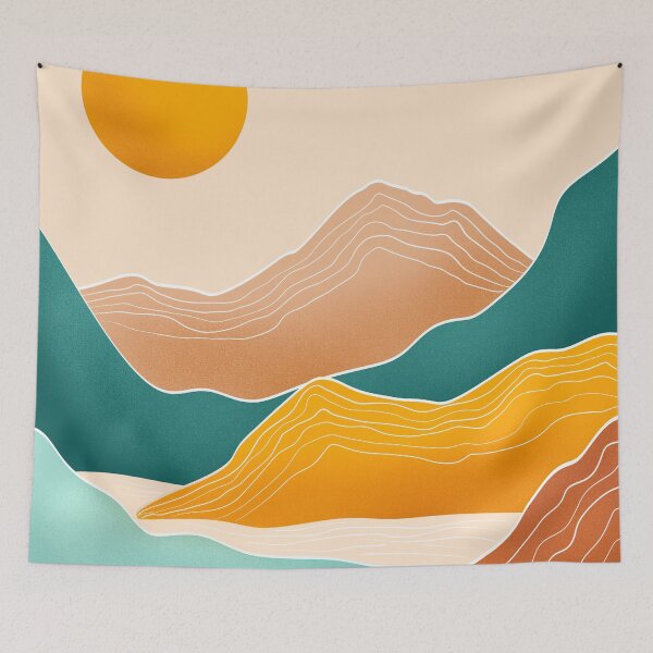 Item preview, Modern Earthy Tones Mountains 36 designed and sold by Ana Moguš.