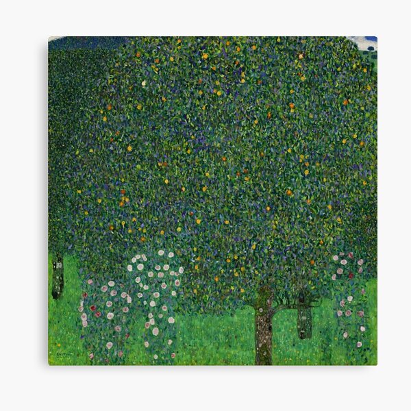 Aperçu de l'œuvre Gustav Klimt Rosiers sous les arbres créée et vendue par Olivia-One.