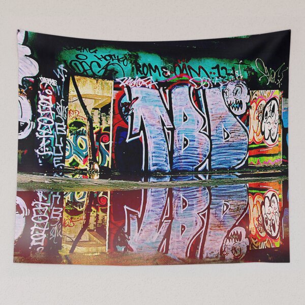 Item preview, Abandoned Graffiti Wall Reflection designed and sold by RyanCaudell.