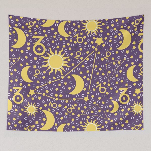 Item preview, Capricorn Sign Pattern Design designed and sold by racharanha.