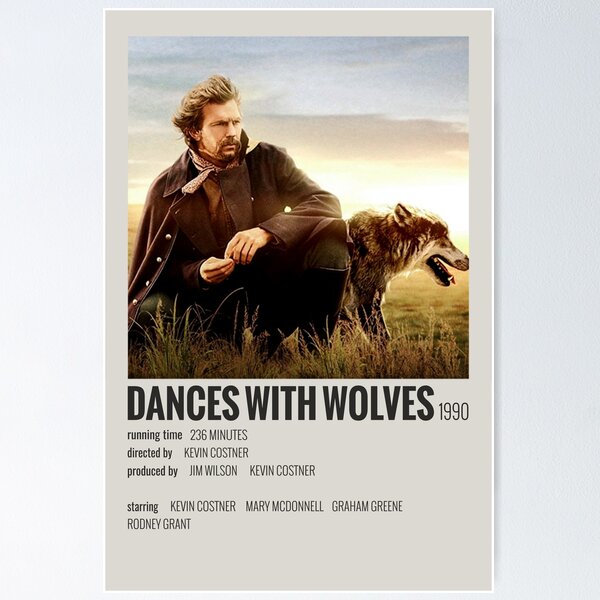 DANCES WITH WOLVES (Double Sided Video Academy Awards) AFFICHE acheter des  affiches de films sur Starstills.com (SSC2120-503776)
