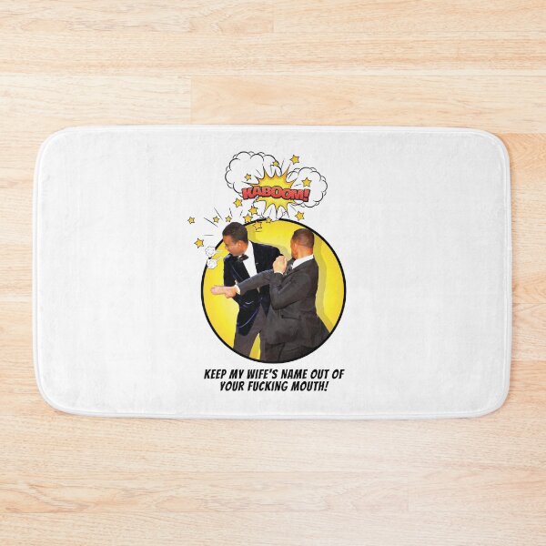 Item preview, Will Smith Slaps Chris Rock, Keep My Wife's Name Out Of Your Fucking Mouth, Oscar Meme 2022 Classic T-Shirt designed and sold by terrasirius.