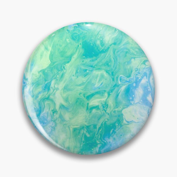 Item preview, Light Green and Blue Fluid Abstract designed and sold by nimreninmu.