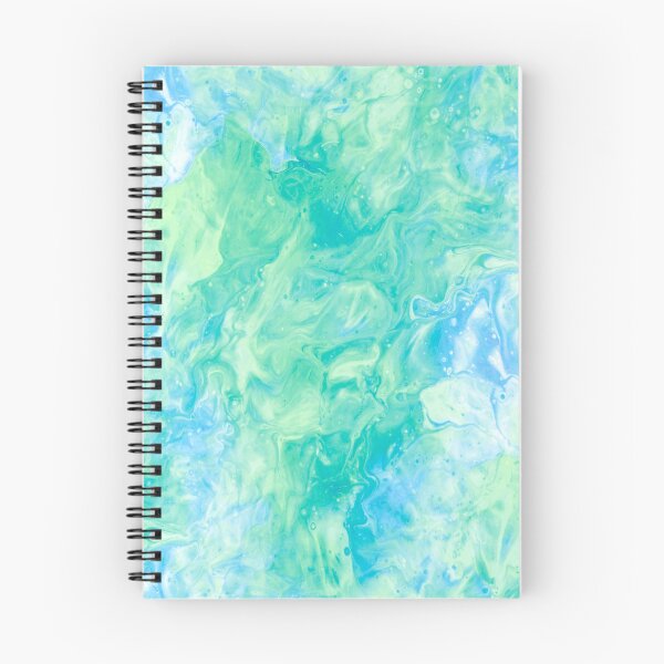 Item preview, Light Green and Blue Fluid Abstract designed and sold by nimreninmu.