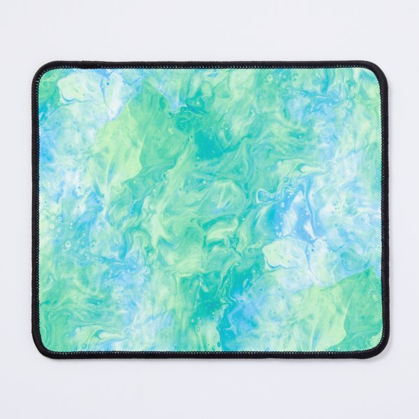 Item preview, Light Green and Blue Fluid Abstract designed and sold by nimreninmu.
