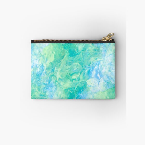 Item preview, Light Green and Blue Fluid Abstract designed and sold by nimreninmu.