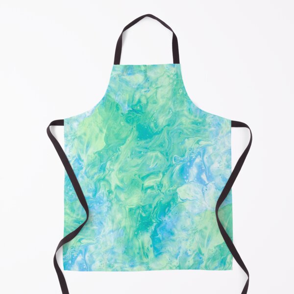 Item preview, Light Green and Blue Fluid Abstract designed and sold by nimreninmu.