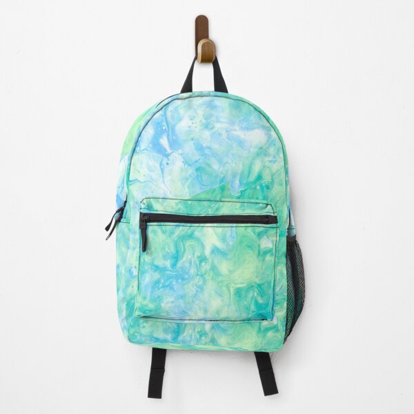 Item preview, Light Green and Blue Fluid Abstract designed and sold by nimreninmu.