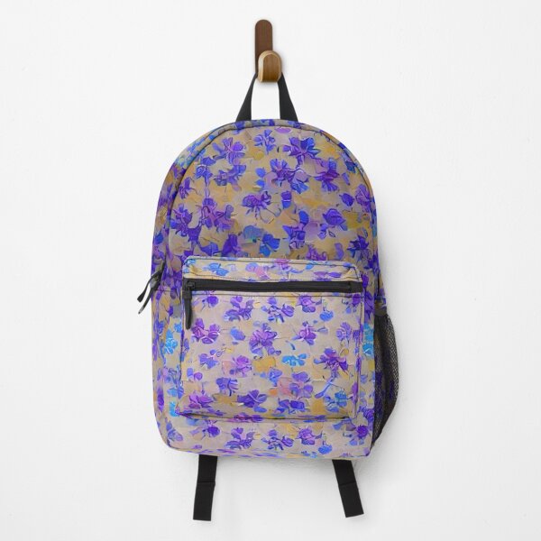 Item preview, Cool Fashion Vintage Floral Pattern Blue yellow Purple Spring Flowers designed and sold by CattlettArt.
