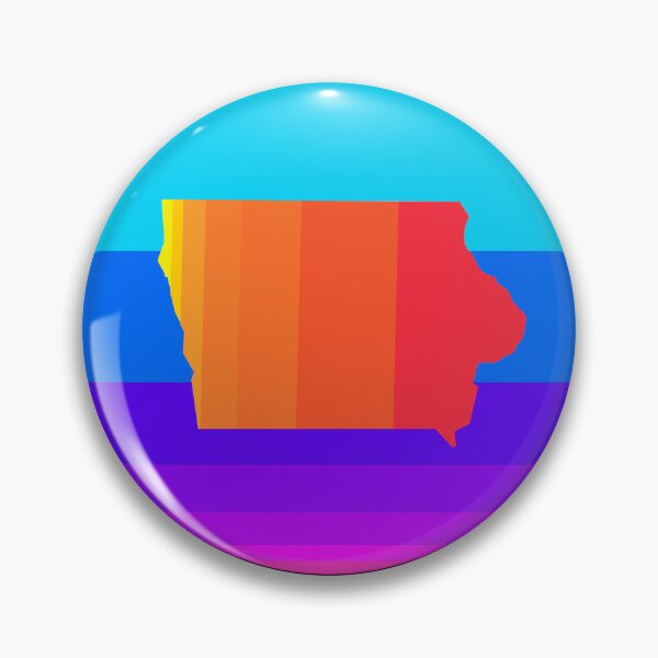 Item preview, Iowa - State of IA in colorful fibonacci gradients designed and sold by avataraustin.