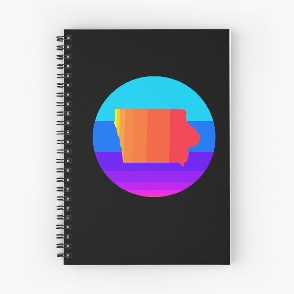 Item preview, Iowa - State of IA in colorful fibonacci gradients designed and sold by avataraustin.
