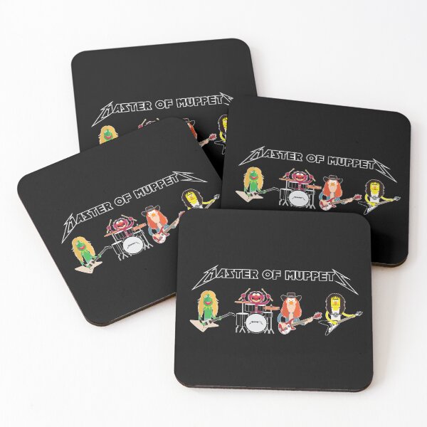 Item preview, Master of Muppets (horizontal) - Muppets as Metallica Band designed and sold by babyrockstar.