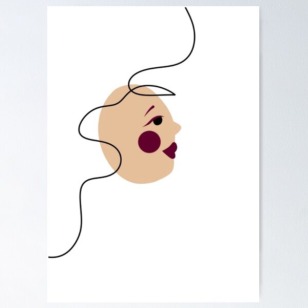 Item preview, Minimal Face designed and sold by radiantdark.