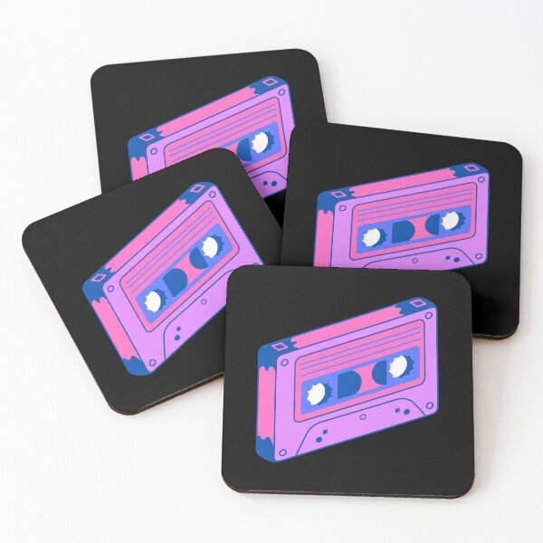 Item preview, Subtle Bisexual Pride Retro Casette, Cute Discreet Pastel Bi Flag designed and sold by SweetestPrints.