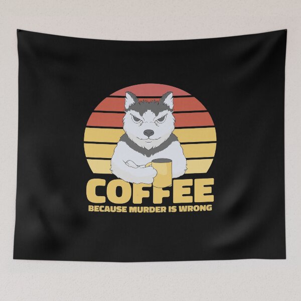 Item preview, Coffee and Murder designed and sold by LEVEL UP.