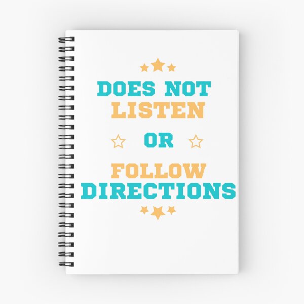 Item preview, does not listen or follow directions designed and sold by DoraHappy.