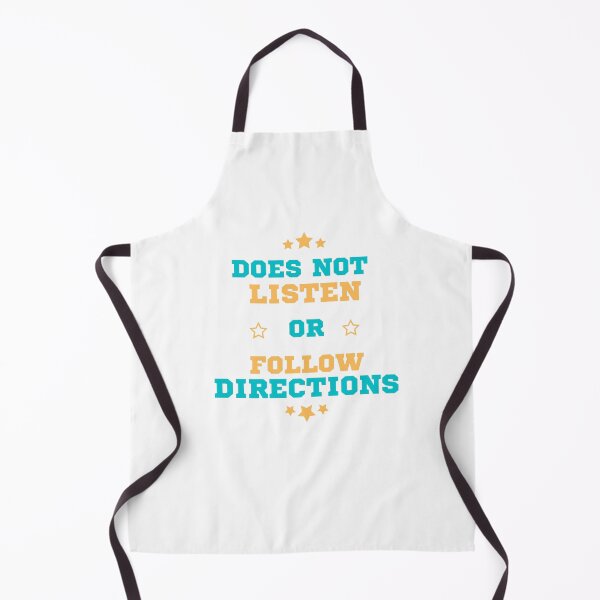 Item preview, does not listen or follow directions designed and sold by DoraHappy.