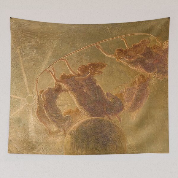 Item preview, The Dance of the Hours by Gaetano Previati designed and sold by AestheticsXarts.