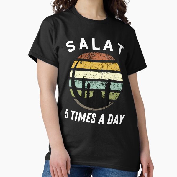 Item preview, Salat 5 Times Day Muslim Prayer Design Ramadan Kareem designed and sold by Run to Creations.