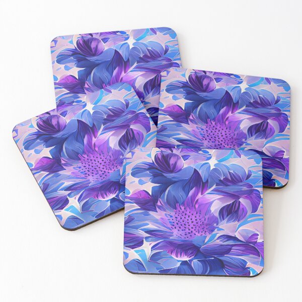 Item preview, Watercolor Fashion Vintage Floral Pattern Purple Spring Flowers designed and sold by CattlettArt.