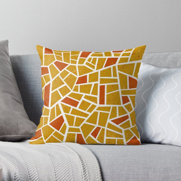GALAXY29 V3 Space Age, Mid Century, Abstract Wall Art Print. Throw Pillow