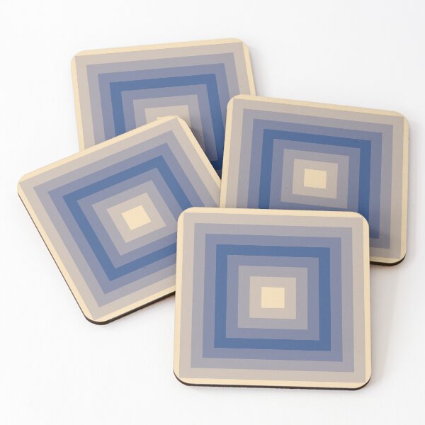 Item preview, Cornhusk Classic Blue Abstract Pattern designed and sold by PatternSalad.