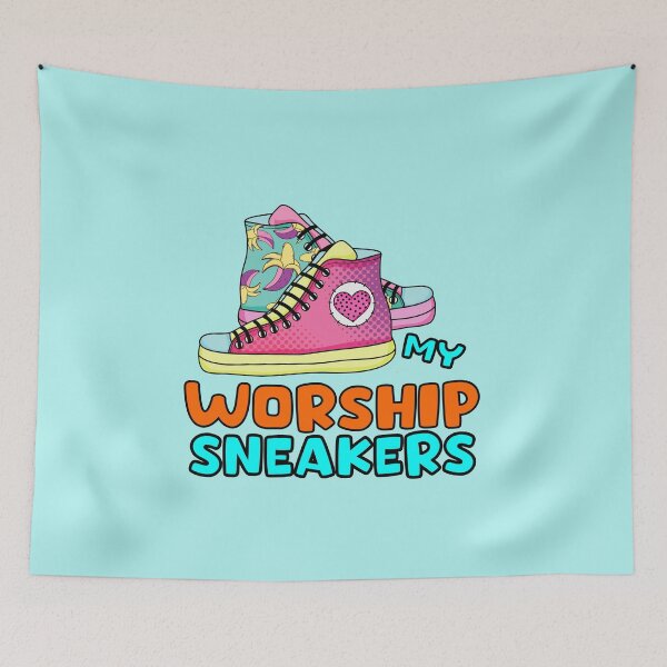 Item preview, If you want to stay like you have to worship my sneakers designed and sold by Goliardika-Shop.